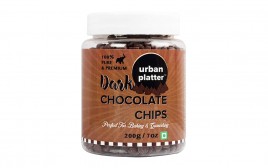 Urban Platter Dark Chocolate Chips   Plastic Jar  200 grams